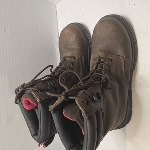 Avenger Brown Boots with Rugged Design and Durable Soles